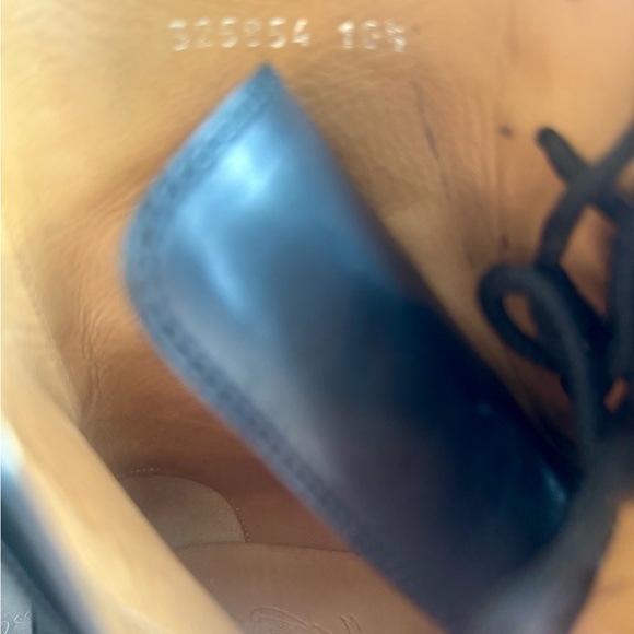 NWT Gucci Military Boot lace- up w/ Double Buckle & a cap toe - Black - Picture 9 of 15